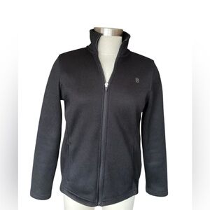 IZOD FLEECE-LINED WAFFLE WEAVE JACKET